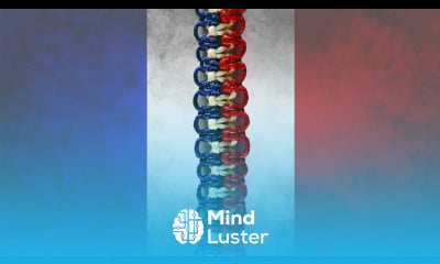 Easy Friendship Bracelet in the colors of French Flag DIY