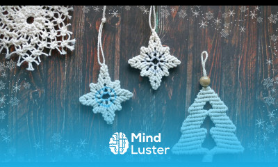 Morning Star Tutorial Macrame Christmas Tree Ornaments