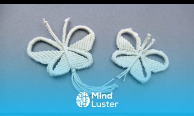 MAKE CUTE MACRAMÉ BUTTERFLY NEW DESIGN
