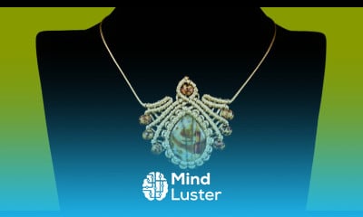 Macramé Pendant with Gemstone Tutorial