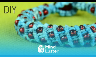 3D Wavy Spiral Bracelet with Beads Tutorial