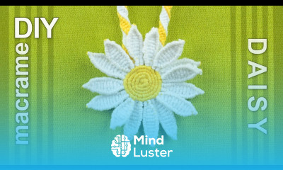 How to Make a Macrame Daisy Flower Tutorial