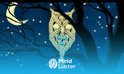 Macramé Owl Necklace DIY