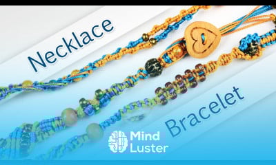 Macramé Transformer Necklace Bracelet