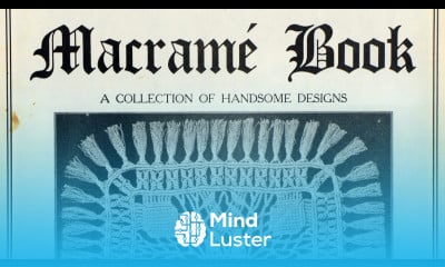 Macramé Book Collection of Handsome Designs