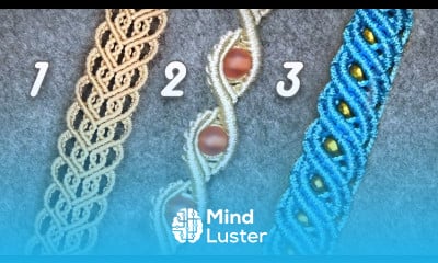 3 Macrame Patterns for Bracelets or Other Macrame Projects