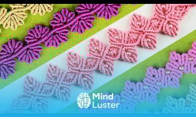 3 Macrame Flower Bracelet Patterns