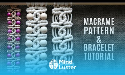 Wavy Celtic Macrame Pattern Bracelet Tutorial