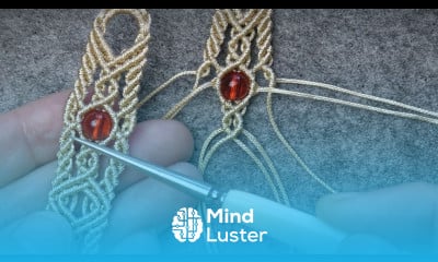 DIY Macrame Bead Bracelet NEW Diamond Pattern