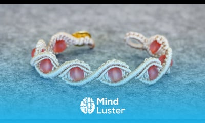 Wavy Pearl Eye Macrame Bracelet NEW Pattern Tutorial