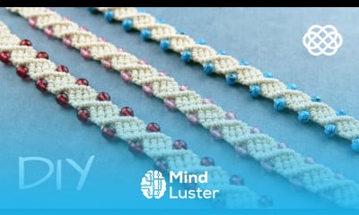 DNA WAVE BRACELET TUTORIAL BY MACRAME SCHOOL