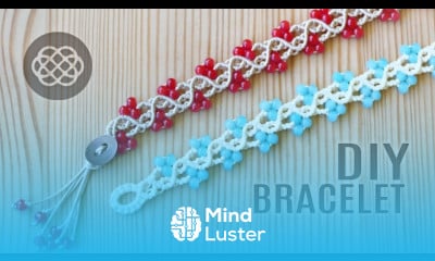 DIY Wavy Macrame Berries Bracelet  NEW Design by Macrame School