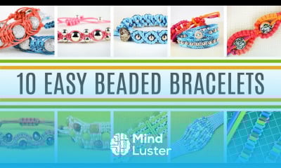 DIY 10 Beaded Bracelets Easy Macrame Crafts for Beginners