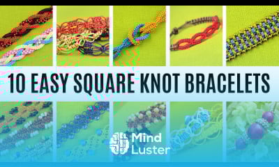 Top 10 Easy Square Knot Bracelets For Beginners Easy Macrame Crafts