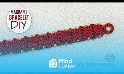 Alternate Hugs and Kisses Macramé Bracelet Tutorial