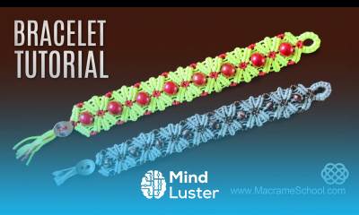 Learn Flower Bracelet Tutorial by Macrame School - Mind Luster