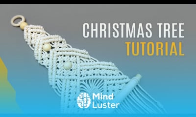 DIY ELEGANT MACRAMÉ CHRISTMAS TREE WALL HANGING TUTORIAL