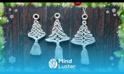 3 MACRAME CHRISTMAS TREE PATTERNS  ARBOLITOS de NAVIDAD  MAKRAMEE WEIHNACHTSBÄUME