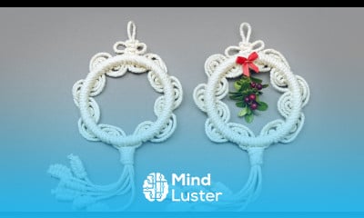 ROUND AND WAVY MACRAMÉ ORNAMENTS NEW DESIGN TUTORIAL