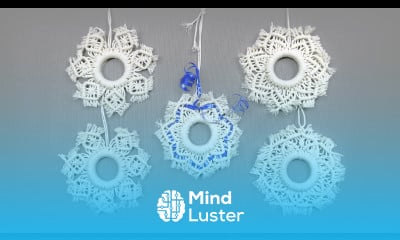 Christmas Tree Decorating Ideas DIY 2 Snowflakes Macrame School