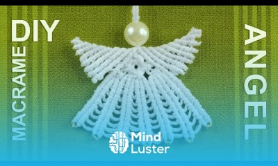 How to Make Macrame ANGEL Decoration
