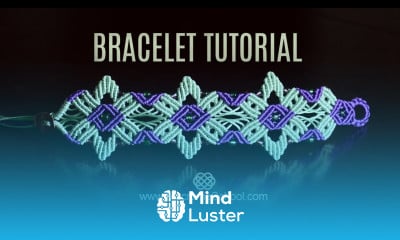Star Flower Bracelet Tutorial by Macrame School