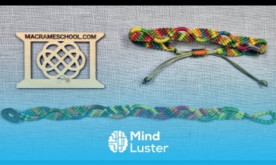 Wavy Macrame Pattern for Bracelet an Interesting Element for Macrame Projects