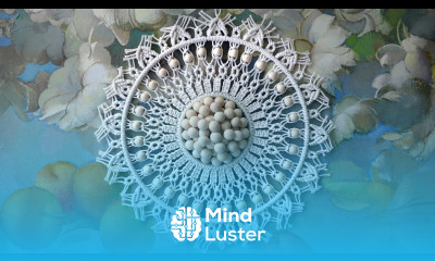 Beaded Macrame Circle Wall Hanging Boho Mandala Dream Catcher