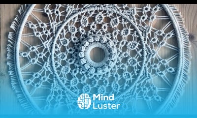 Macrame Mandala Dream Catcher Circular Macramé Ornament