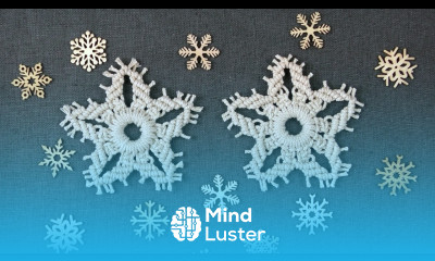 DIY Macrame Star Ornament  Christmas Tree Decorations