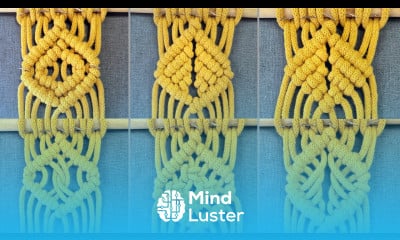 6 Macrame Diamond Patterns 