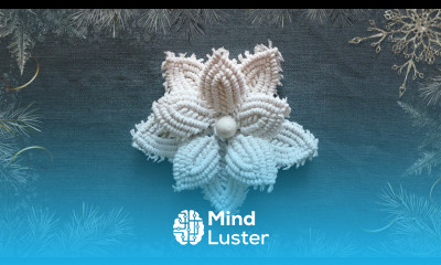 DIY Macrame Flower How to Macramé petals and leaves