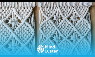 Learn Macramé Diamond Pattern for Bag Pillow Wall Hanging - Mind Luster