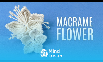 Learn MACRAME FLOWER PATTERN Home Wedding Decor - Mind Luster