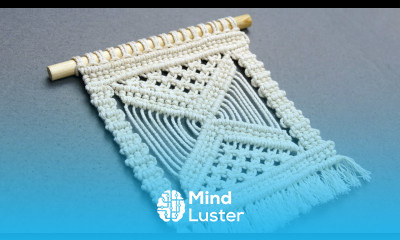 Learn MACRAME XMAS PATTERN HOURGLASS - Mind Luster