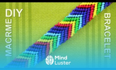 How to make a Chevron Arrows Rainbow Friendship bracelet