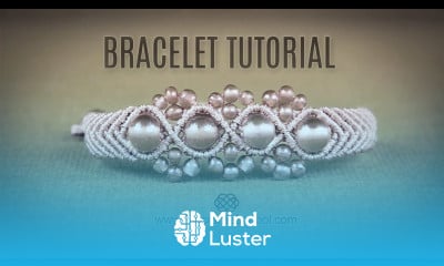 Wavy Macramé Flower Bracelet Tutorial by Macrame School