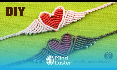 Flying Heart Bracelet Tutorial