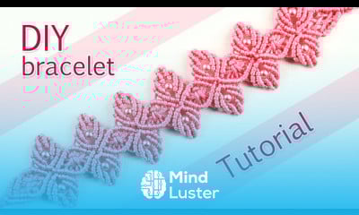 Macramé Flower Petal Bracelet Tutorial