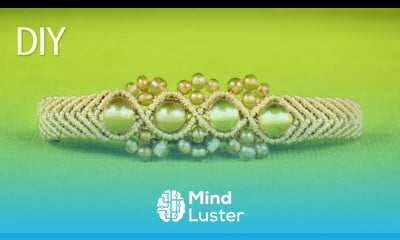 Wavy Chevron Bracelet with Beads Tutorial