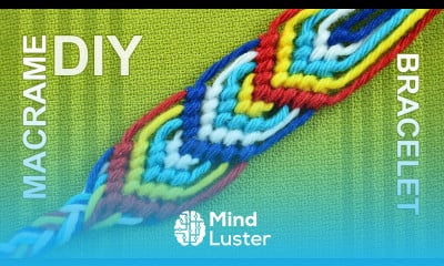 How to Macrame Leaves Friendship bracelet nice on both sides