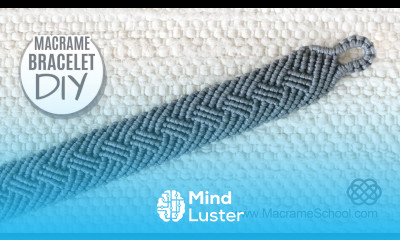 Braided Men s Bracelet Tutorial by Macrame School