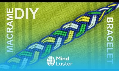 Braided Macrame Bracelet Friendship bracelet nice on both sides