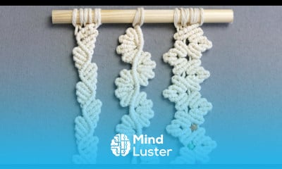 3 FLORAL MACRAME LEAF PATTERNS FOR MICRO MACRO MACRAMÉ
