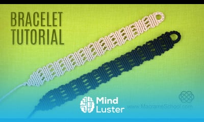 Easy Stripes Bracelet Tutorial Macrame School