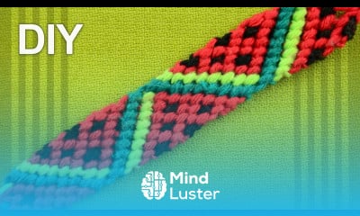 Friendship Bracelet Watermelon Slices DIY Tutorial