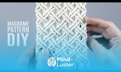 DIY Basket Weave Pattern for Macramé Bag or Home Decor