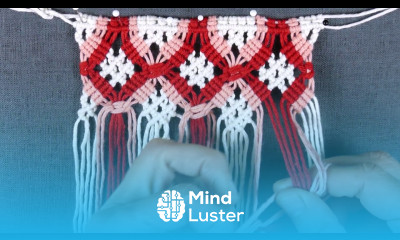 Macramé ABC 3 Color Macrame Pattern Nr 27