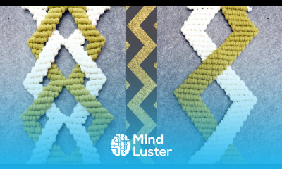 Learn 2 Macrame Zig Zag Patterns DIY - Mind Luster