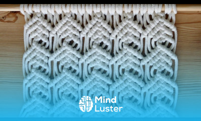 Learn Chevron Herringbone Macrame Pattern Tutorial - Mind Luster